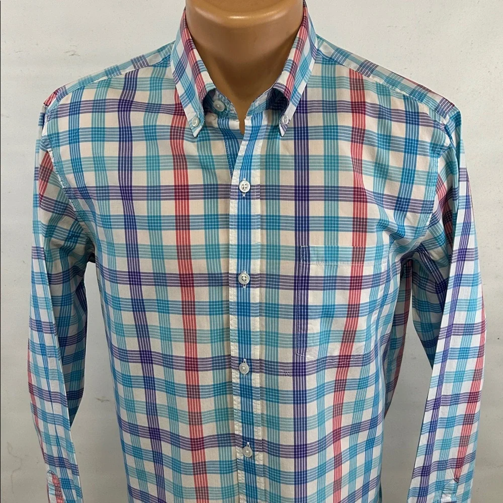 J. Crew long sleeve button down collar shirt.  M - Picture 2 of 7